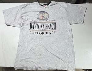 Vintage 90s Anvil Daytona Beach Florida Sailing Graphic T-Shirt